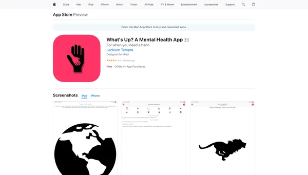 What's Up? Una Aplicación de Salud Mental