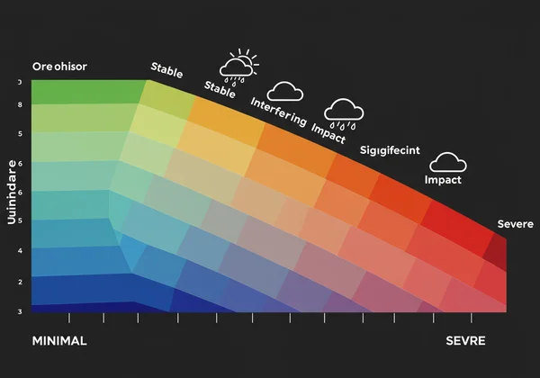 Visualizing mental health test scores on a spectrum