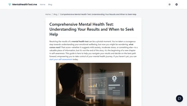 Understanding Your Results and When to Seek Help